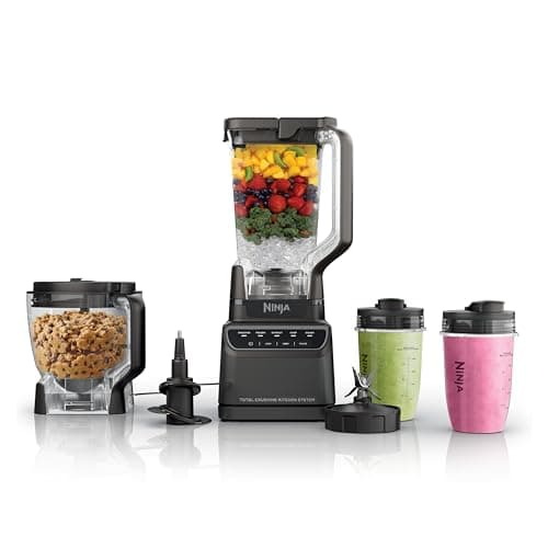 Ninja BR601AMZ All-in-One Kitchen System Blender and Veggie Chopper, 1200W