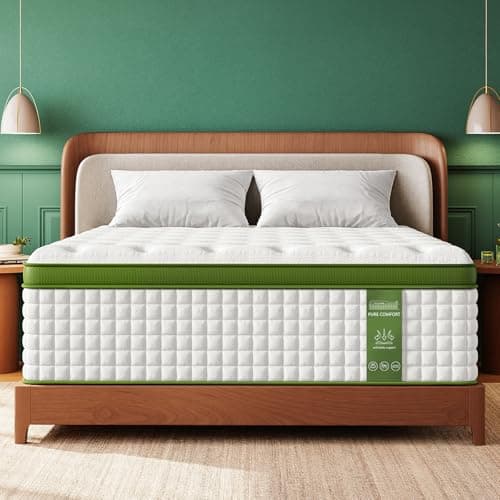 BedStory 14-Inch Hotel Collection Hybrid Medium Firm Mattress for Pain Relief