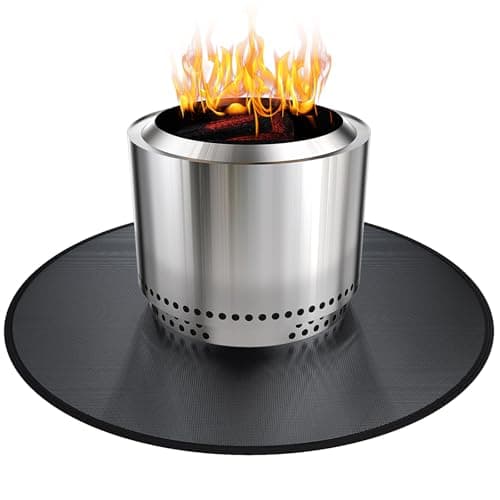 Premium 38-Inch 5-Layer Fireproof Deck Mat Designed for Solo Stove Bonfire Pits