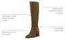 Vince Camuto Sangeti Women's Stacked Heel Narrow Calf Knee High Boot