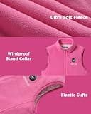 Venustas Kids Layering Heated Fleece Vest with 4 Zones and 7.4V Battery