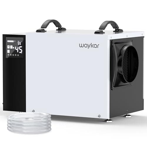 Waykar 125-Pint Crawl Space Dehumidifier with Heavy-Duty Built-in Pump System