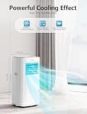 Ultra-Quiet 42dB 8000 BTU ASHRAE Portable Air Conditioner with Sleep Mode