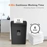 Bonsaii C275-A 12-Sheet Cross-Cut Heavy Duty Shredder with P-4 Security