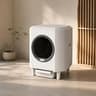 Ellenpent 90L Enclosed Automatic Cat Litter Box with App Control and Scented Gel