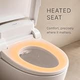SmartBidet SB-2000 Electric Bidet Toilet Seat with Heated Seat and Air Dryer