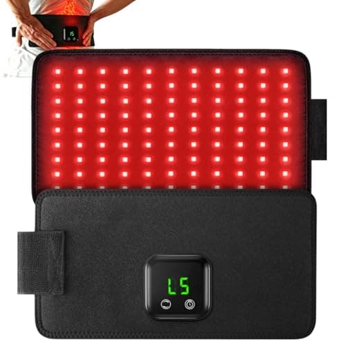 Rechargeable 5000mAh Cordless Red Light Therapy Pad for Targeted Relief