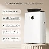 Agtana 16000 BTU Inverter Dual Hose Portable Air Conditioner with Dehumidifier