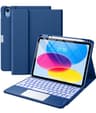 Harvopu 7-Color RGB Backlit Magnetic Keyboard Folio Case for iPad 10th/11th Gen