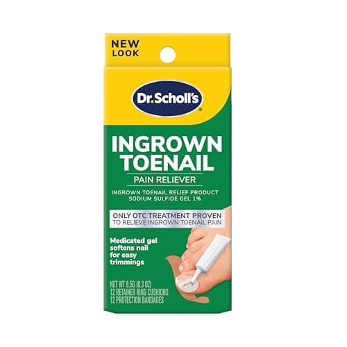 Dr. Scholl's Medicated Ingrown Toenail Pain Reliever Gel System, 0.3 oz