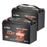 Litime 12V 100Ah LiFePO4 Trolling Motor Battery, Group 31 (2-Pack Set)