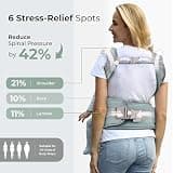 FRUITEAM 6-in-1 Cotton Baby Carrier with Waist Stool and Thick Straps