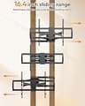 WHYFONE Extra Heavy Duty Full Motion TV Wall Mount For 60 to 120 Inch TVs