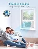 Midea 5,000 BTU Electronic Window Air Conditioner with Reusable Filter