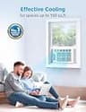 Midea 5,000 BTU Electronic Window Air Conditioner with Reusable Filter