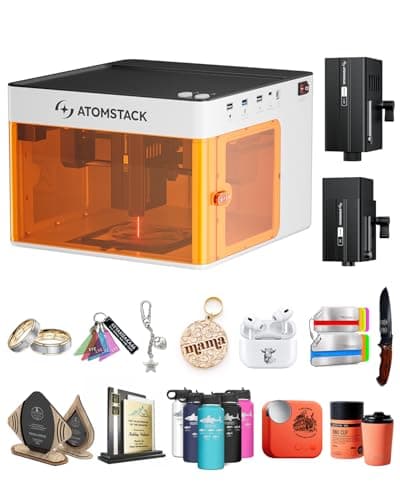 ATOMSTACK P1 Unibody Dual Laser Engraver with 5W Diode and 1.2W Infrared Lasers