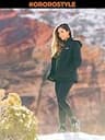 ORORO Upgraded Women's 4-Zone Softshell Heated Jacket with Detachable Hood