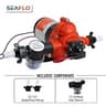 SEAFLO 33 Series DC Diaphragm Pump with Built-In Pressure Switch, 3.0 GPM