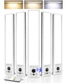 EZVALO 5-Pack 10-Inch Under Cabinet Lights with Remote Control Support