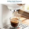 XIXUBX 20-Bar Compact Espresso Maker with PID Temperature Control and Manual Milk Frother