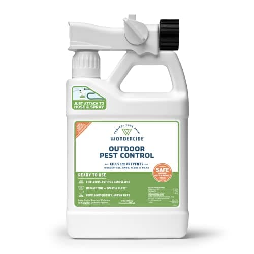 Wondercide Outdoor Pest Control Natural Essential Oil Hose-End Yard Spray