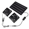 Vingvo 20W Solar Powered Exhaust Fan for Chicken Coops and Greenhouses