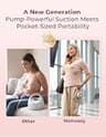 Momcozy V1 Pro Hospital-Grade Wearable Breast Pump with 300mmHg Suction Power
