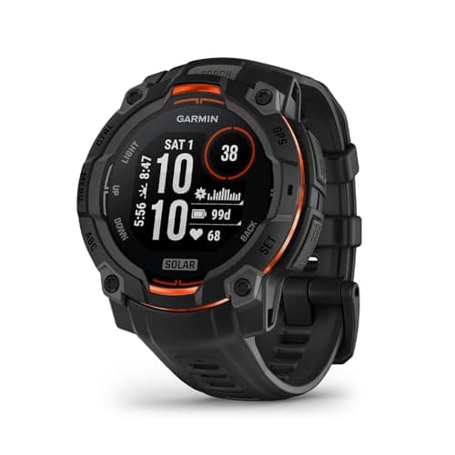 Garmin Instinct 3 45mm Solar Charged Rugged Outdoor Multi-GNSS Smartwatch