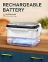 EAST OAK Cordless Electric Lunch Box with Smart Timer Auto-Start Technology
