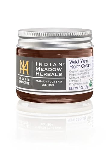 Indian Meadow Herbals USDA Certified Organic Wild Yam Root Cream (2oz)
