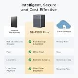 UGREEN NAS DH4300 Plus 4-Bay Private Cloud Storage with ARM CPU and 2.5GbE
