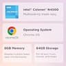 Lenovo IdeaPad 3i Chromebook 15.6-inch FHD Intel Celeron N4500 8GB RAM