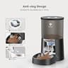 PETULTRA 4L Programmable Timed Automatic Cat Food Dispenser with Lock