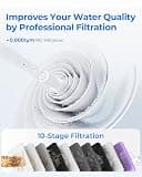 Waterdrop G3P800 Tankless Reverse Osmosis System with 800 GPD Flow Rate