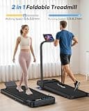 Cardirun 2-in-1 Under-Desk Walking Pad & Treadmill with 10% Manual Incline
