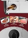 FOHERE 200W Electric Meat Slicer Machine for Home, 7.5-Inch Dual Blades