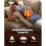 Bob and Brad 2.4lb Weighted Far Infrared Heating Pad with Adjustable Strap
