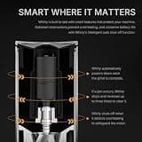 TIMEMORE Whirly 01S Portable Electric Burr Coffee Grinder with 60W Motor