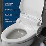 Bio Bidet BB1000 Supreme High-Pressure Electric Bidet Toilet Seat with Tank Heater