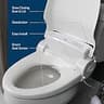 Bio Bidet BB1000 Supreme High-Pressure Electric Bidet Toilet Seat with Tank Heater