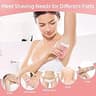 YHC Cordless Electric Razor for Women with Hypoallergenic Floating Foil Blades
