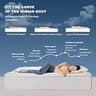 BEDLORE Extra Thick 3D Snowflake Fleece Bamboo Pillow Top Pad King Size