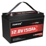 Dumfume 12V 150Ah High-Capacity Group 31 Lithium Deep Cycle Marine Battery