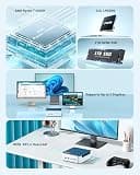 Getorli Mini PC with AMD Ryzen 7 6800H, Radeon 680M, 32GB LPDDR5 RAM & 1TB SSD