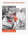 VEVOR Commercial Automatic Deli Slicer with Dual Motors and 12-in Blade
