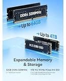 ACEMAGIC M5 Mini PC, Intel Core i5-14450HX, 32GB DDR4 RAM, 1TB NVMe PCIe 4.0 SSD