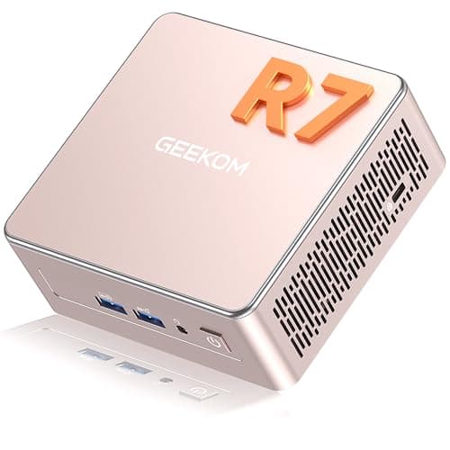 GEEKOM AX8 Max Mini PC, AMD Ryzen 7 8745HS, 16GB DDR5, 1TB NVMe M.2 SSD