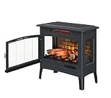 Duraflame Freestanding Electric Fireplace Stove Heater with 3D Flame Effect