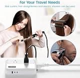 BESTEK 200W Fanless Travel Voltage Converter with 35W USB-C PD Charging