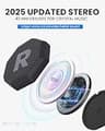 OutdoorMaster MZ04 True Wireless Ski Helmet Headphones with Charging Case